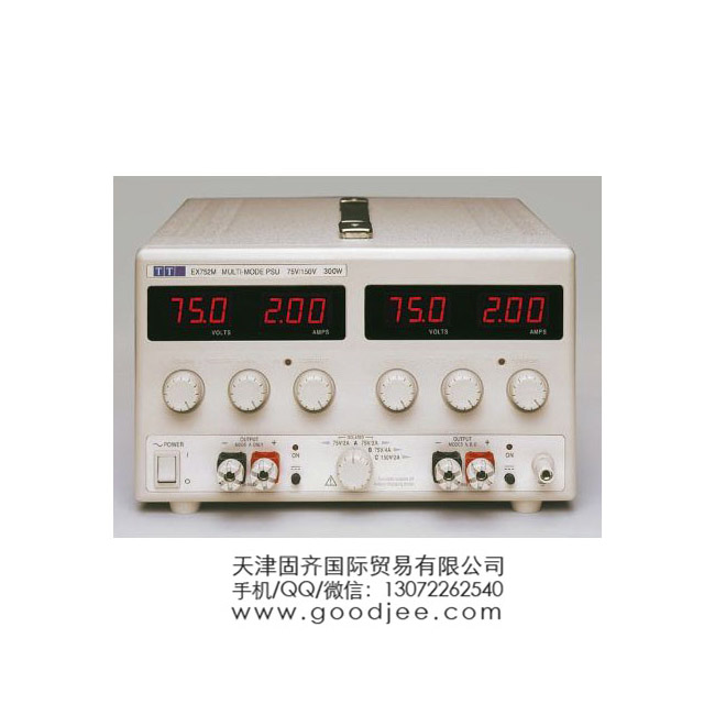 Aim-TTi EX752M ̨ʽԴ, 2 , 0  150 V/0  75 V, 2 A, 4 A, 300W