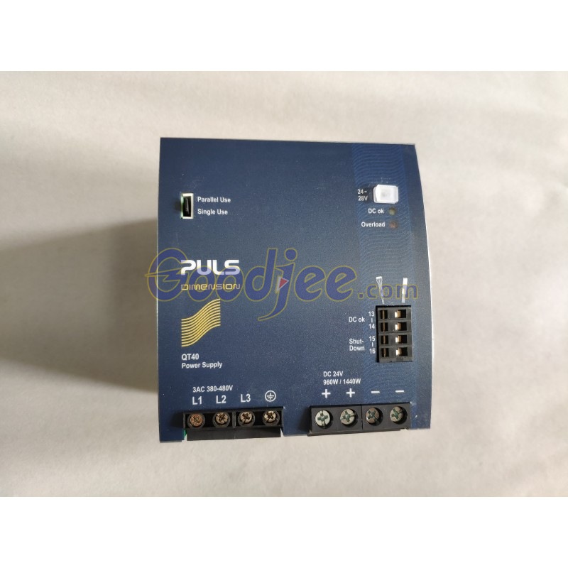 普尔世PULS QT40.241导轨电源 直流输出24V交流输入380-480V