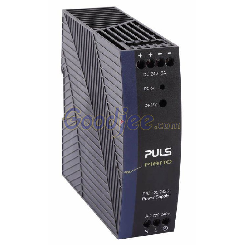 普尔世PULS PIC120.241D导轨电源,输出24V5A120W输入230V