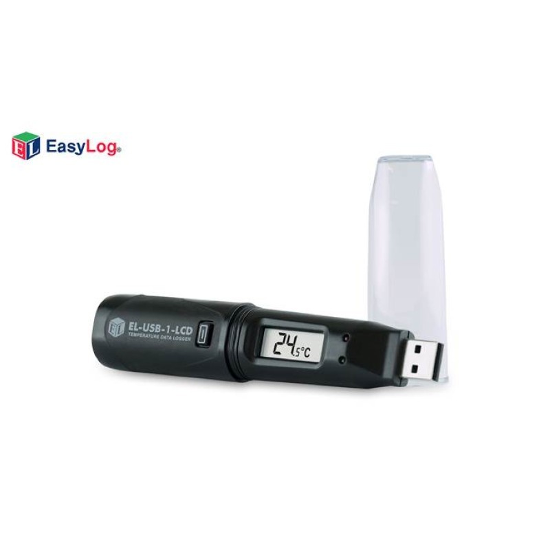 Lascar EL-USB-1-LCD 带液晶温度数据记录仪带软件导出数据 -35-80°c 分辨率0.5°c 数据量32510