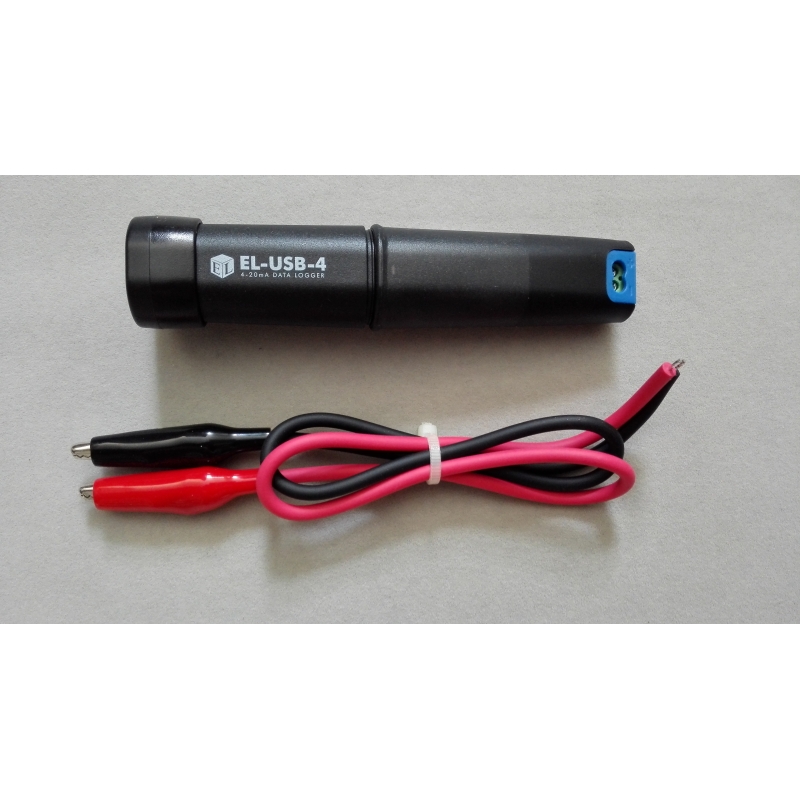 Lascar EL-USB-4 4mA-20mA 直流电流记录仪带软件导出数据, 0.05毫 安直流 电流传感器