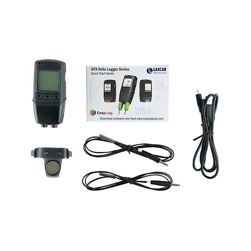 Lascar EL-GFX-DTC温度记录仪,用于温度测量, 2输入通道