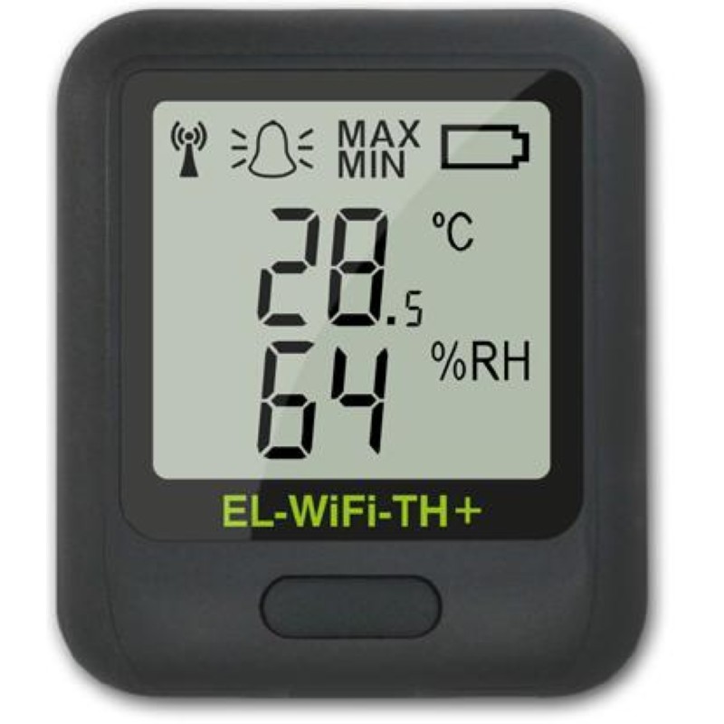EL-WIFI-TH+ LASCAR 实时无线云温度湿度数据记录仪, -20度到60度 0-100%湿度 包含支架和线缆