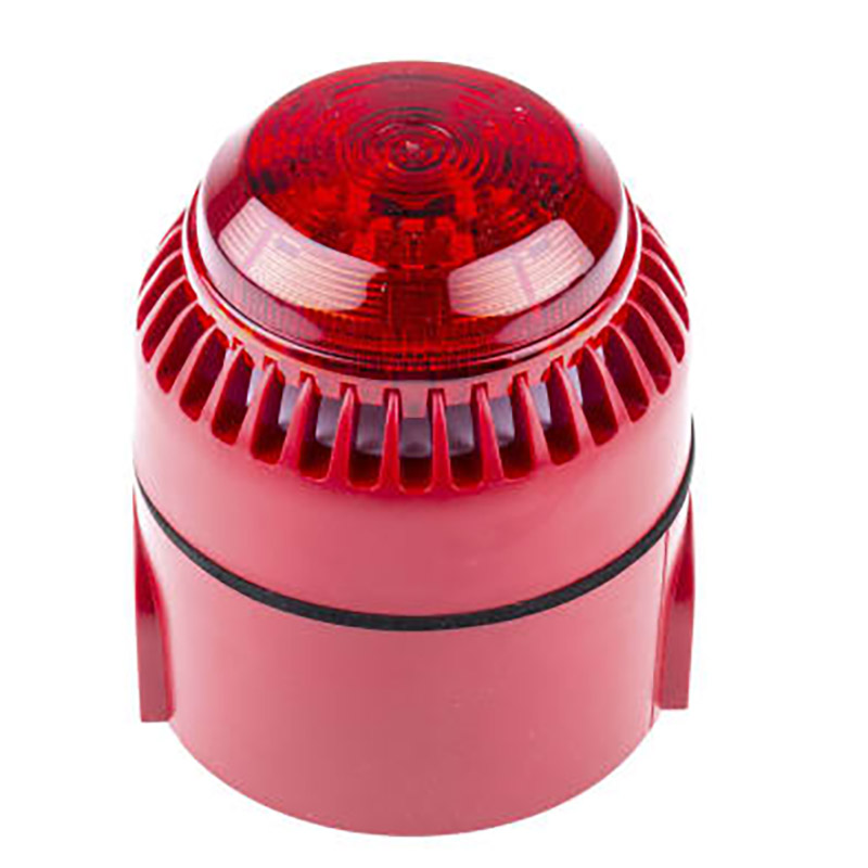 ROLP/RL/R/D Eaton Fulleon 声光报警器 红色灯罩 102dB, 闪光光效