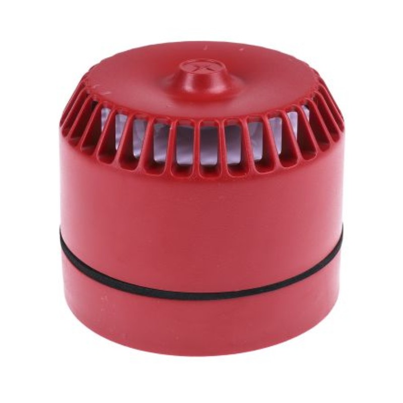 RO/R/S/24 AC Eaton Fulleon 电子报警器, 32音调, 9-28V直流, 红色