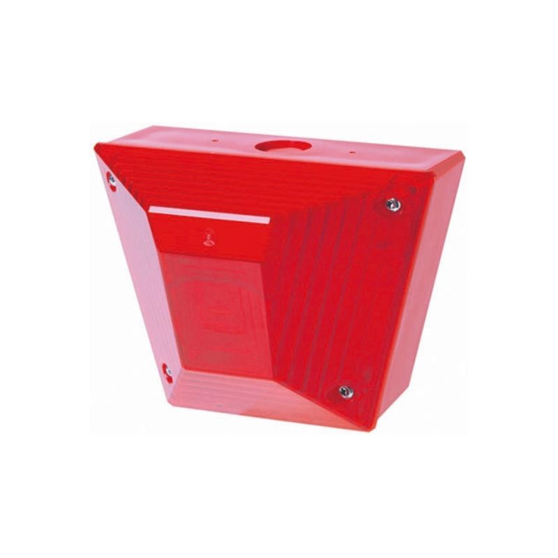 AS-B-230-RL  AS-B-024-RL0040aton 闪光警示灯, 230 V 交流, 红色透镜, 红色外壳, 212mm x 168mm底座