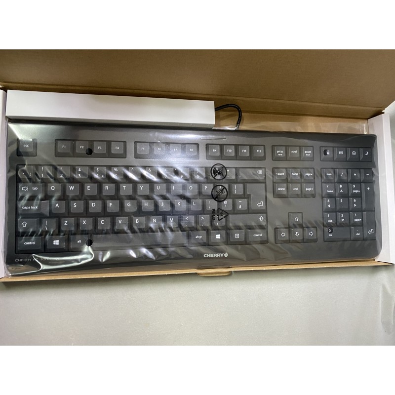 樱桃Cherry JK-0800GB-2 USB接口工控键盘黑色英文布局105键