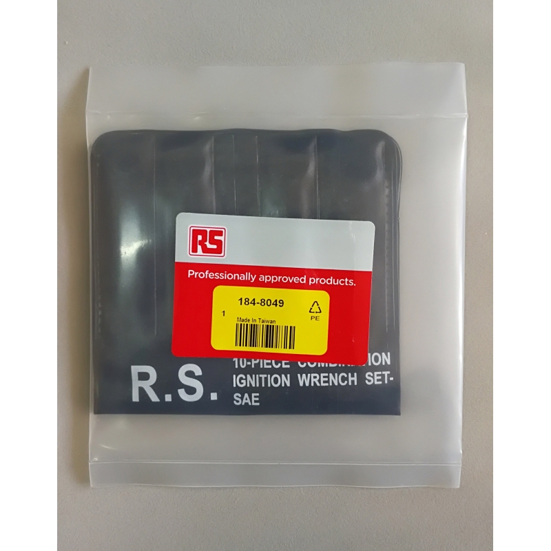184-8049 RS PRO 10件 英制组合美国扳手套件, 碳钢