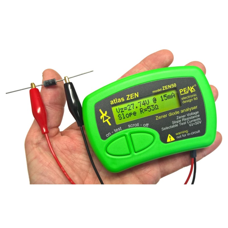 ZEN50 Peak 元件分析仪, 齐纳二极管与雪崩二极管