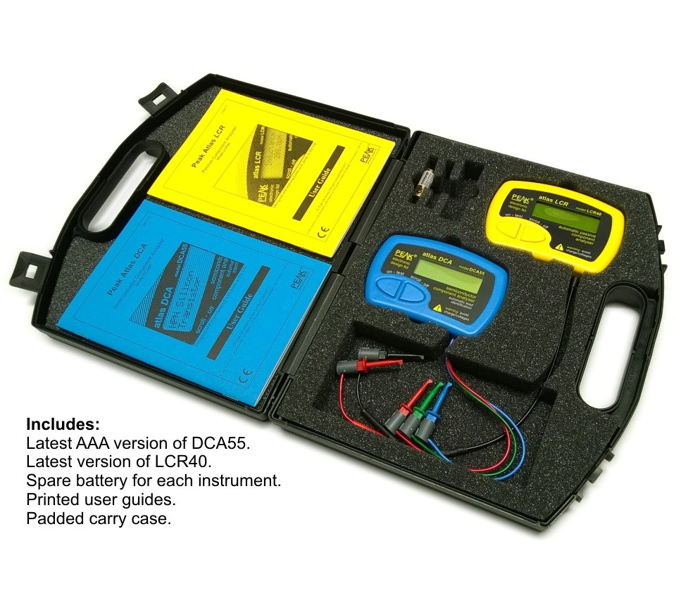 ATPK2 Peak LCR40+DCA55+ATC55 LCR40半导体测试仪和DCA55元件测试仪