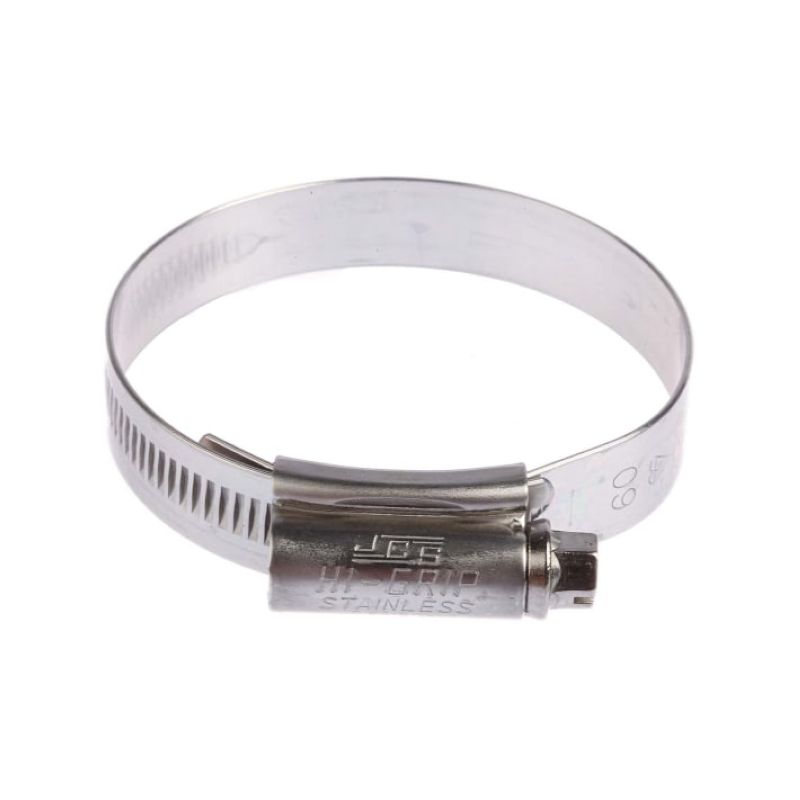 HGS60BP HI-GRIP 不锈钢卡箍, 45-60mm内径, 带宽13mm, 蜗杆传动  每包5个