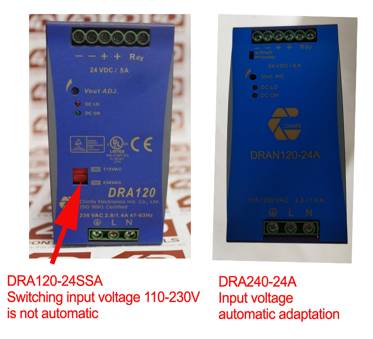 DRA120-24SSA电源和 DRA240-24A电源技术对比。.jpg